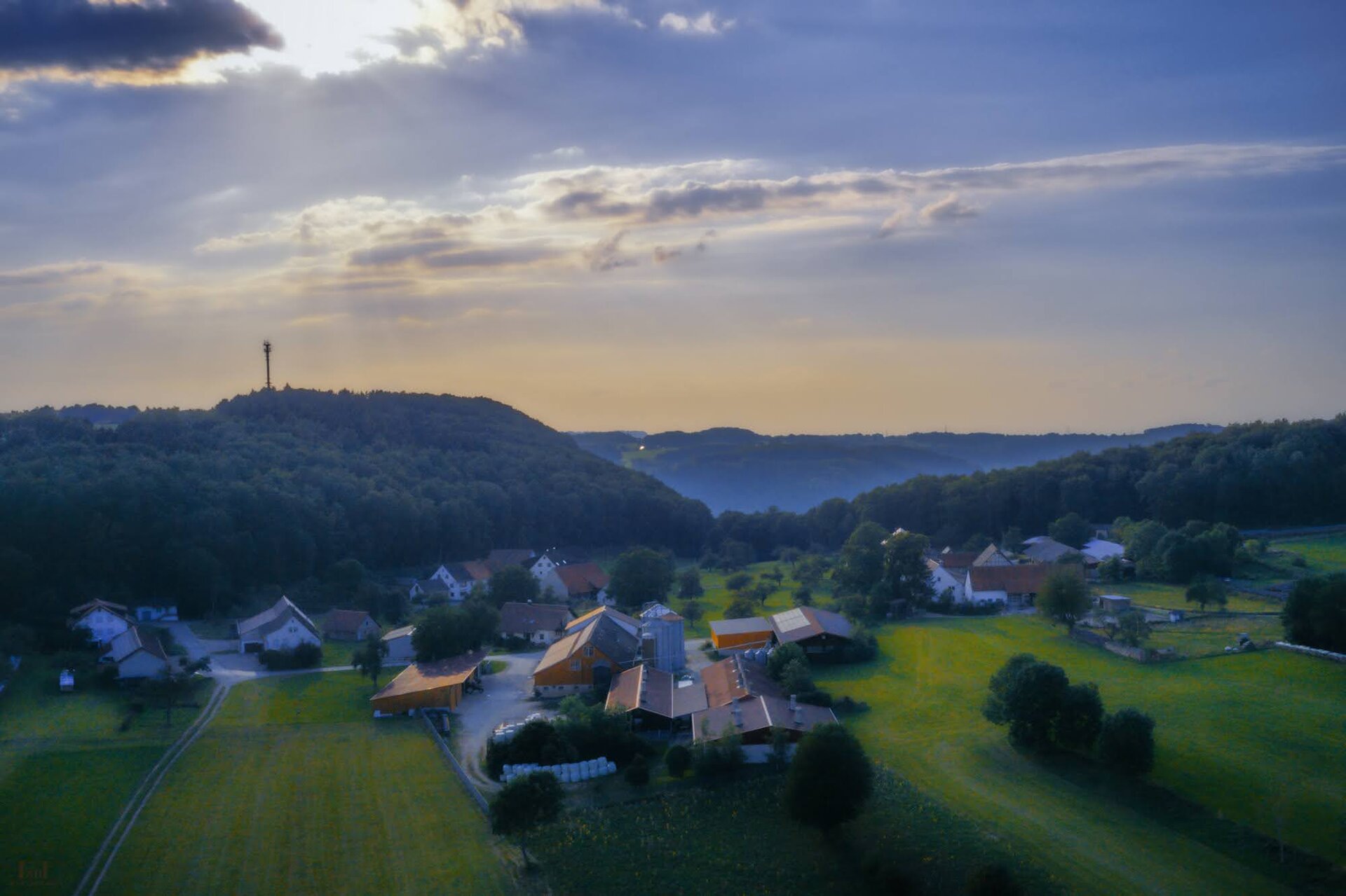 Luftaufnahme Eselhöfe